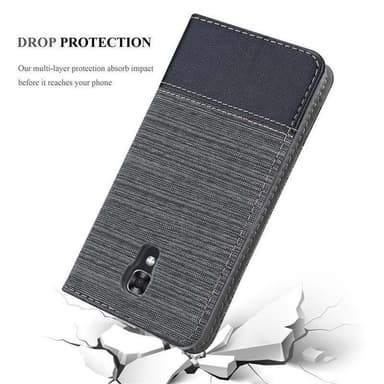 LG X SCREEN lommebokdeksel etui (grå)