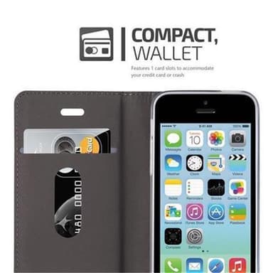 iPhone 5C lommebokdeksel etui (grå)