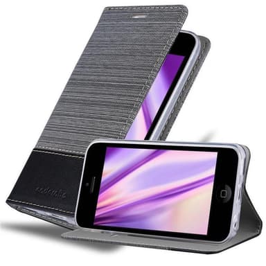 iPhone 5C lommebokdeksel etui (grå)