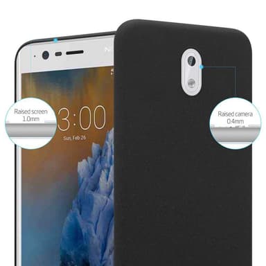 Nokia 3 2017 Hardt Deksel Cover (svart)