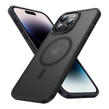 iPhone 15 PRO MAX Deksel kompatibel MagSafe (Svart)