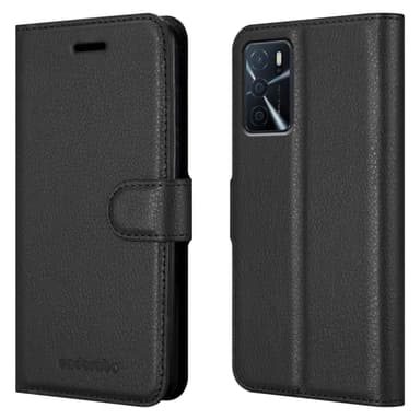 Oppo A16s / A54s Deksel Etui Case (svart)