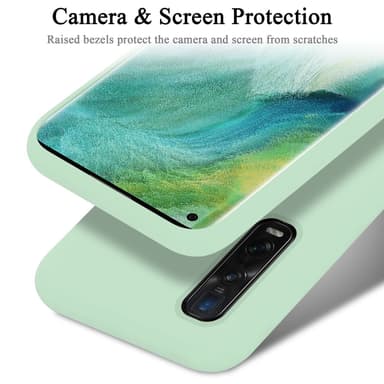 Oppo FIND X2 PRO silikondeksel case (grønn)