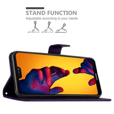 Huawei P20 LITE 2018 / NOVA 3E lommebokdeksel Blomster