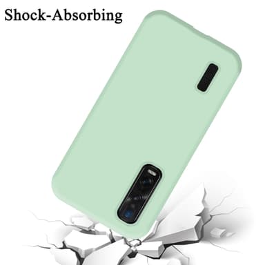 Oppo FIND X2 PRO silikondeksel case (grønn)