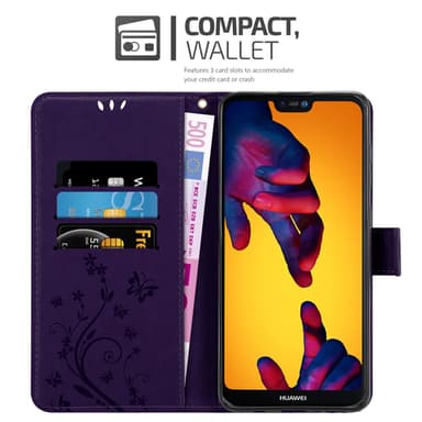 Huawei P20 LITE 2018 / NOVA 3E lommebokdeksel Blomster