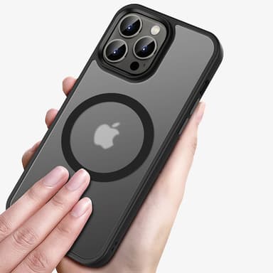 iPhone 15 PRO MAX Deksel kompatibel MagSafe (Svart)