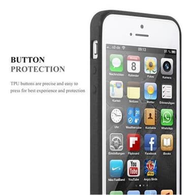 Deksel iPhone 5 / 5S / SE 2016 case (svart)