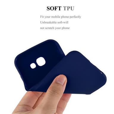Deksel Samsung Galaxy A5 2017 Silikon cover (blå)