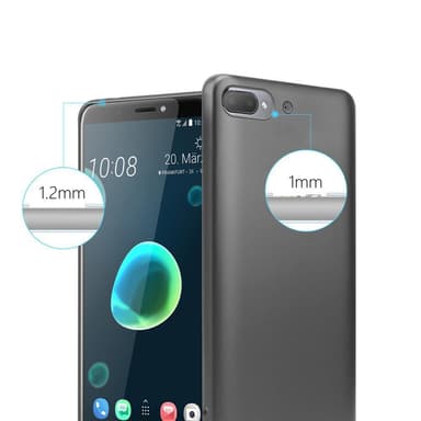 Deksel HTC Desire 12 PLUS Case Cover (grå)