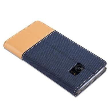 Samsung Galaxy S7 EDGE lommebokdeksel etui (blå)