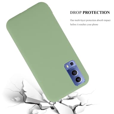 Deksel Vivo Y52 5G / Y72 5G Silikon cover (grønn)
