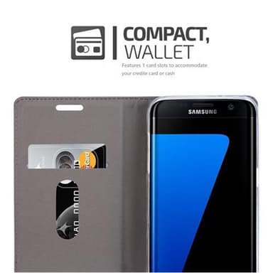 Samsung Galaxy S7 EDGE lommebokdeksel etui (blå)