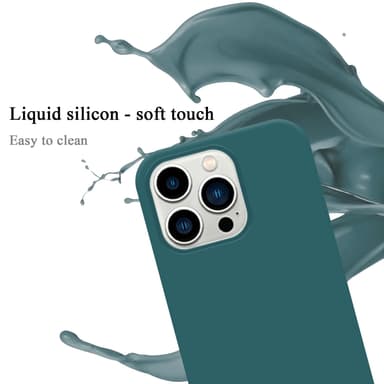 iPhone 14 PRO MAX silikondeksel case (grønn)