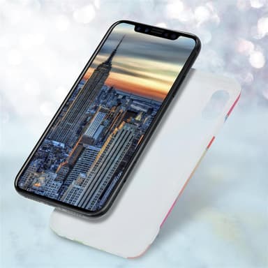 iPhone X / XS lommebokdeksel etui (rosa)