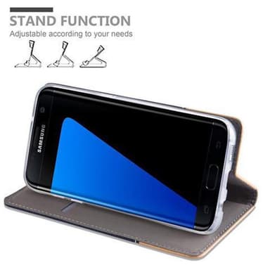 Samsung Galaxy S7 EDGE lommebokdeksel etui (blå)