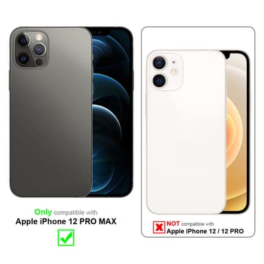 Deksel iPhone 12 PRO MAX Silikon cover (blå)