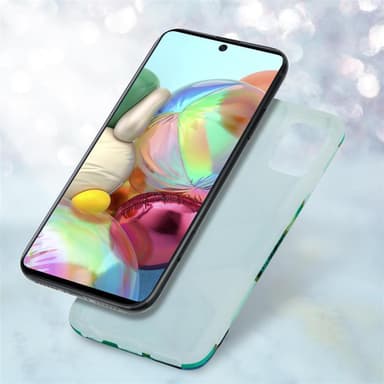 Samsung Galaxy A71 5G lommebokdeksel etui (grønn)