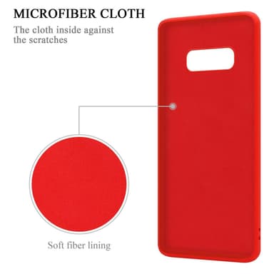 Deksel Samsung Galaxy S10e Ring Case (rød)