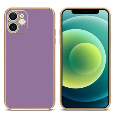 iPhone 12 silikondeksel case (lilla)