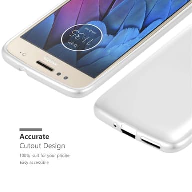 Deksel Motorola MOTO G5S Case Cover (sølv)
