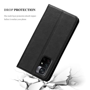 Xiaomi POCO M4 PRO 5G lommebokdeksel case (svart)