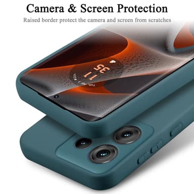 Motorola Edge 50 Pro silikondeksel case (grønn)
