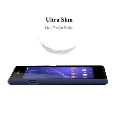 Sony Xperia E3 Hardt Deksel Cover (blå)