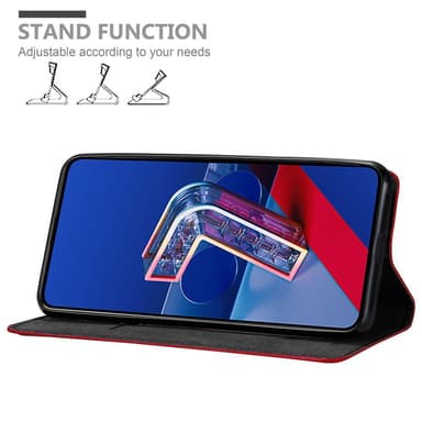 Asus ZenFone 7 lommebokdeksel case (rød)