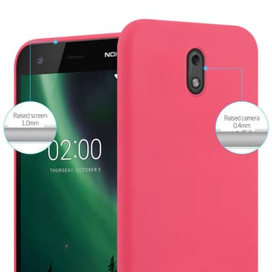 Deksel Nokia 2 2017 Silikon cover (rød)