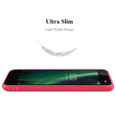 Deksel Nokia 2 2017 Silikon cover (rød)