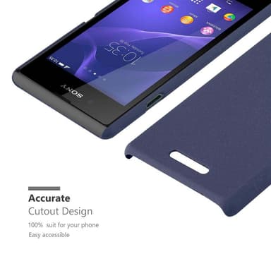 Sony Xperia E3 Hardt Deksel Cover (blå)