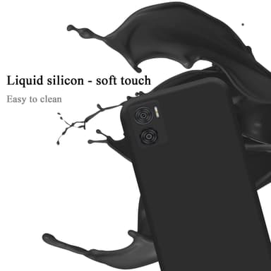 Motorola MOTO E22 / E22i silikondeksel case (svart)