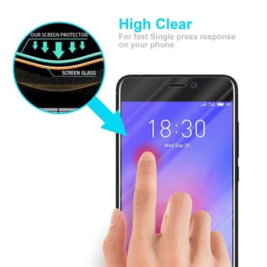 MEIZU M6 Skjermbeskytter Skärmskydd