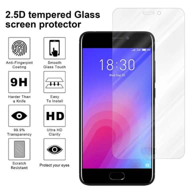 MEIZU M6 Skjermbeskytter Skärmskydd
