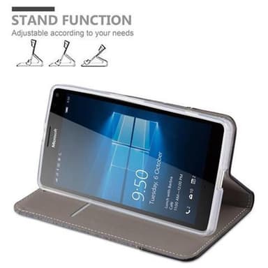 Nokia Lumia 950 XL lommebokdeksel etui (grå)
