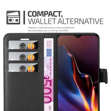 OnePlus 6T Deksel Etui Case (svart)