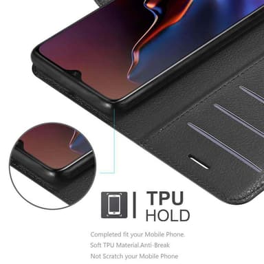 OnePlus 6T Deksel Etui Case (svart)