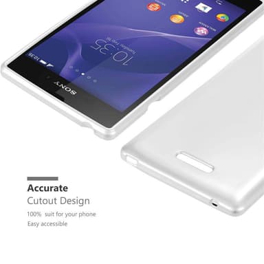 Deksel Sony Xperia T3 Case Cover (sølv)