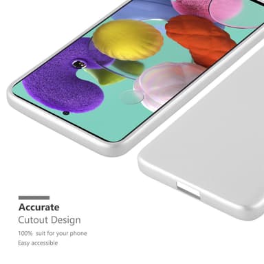 Deksel Samsung Galaxy A71 4G Case Cover (sølv)