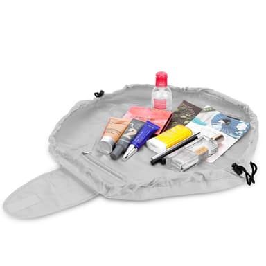 Kosmetikkveske Sminkeveske Toalettveske Make Up (grå)