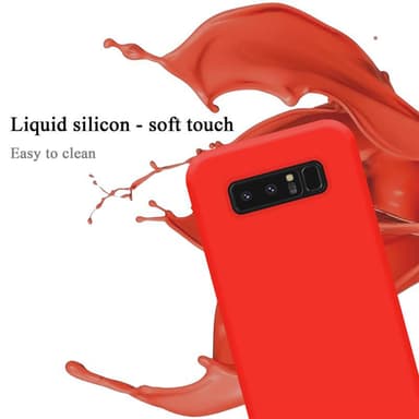 Samsung Galaxy NOTE 8 silikondeksel case (rød)