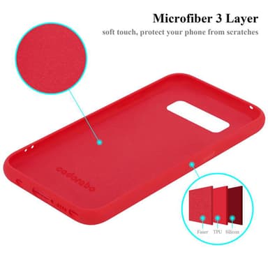 Samsung Galaxy NOTE 8 silikondeksel case (rød)
