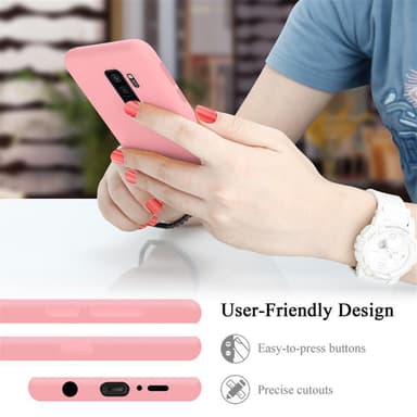 Samsung Galaxy S9 PLUS silikondeksel case (rosa)