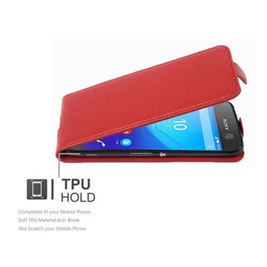 Sony Xperia M5 Deksel Cover Etui (rød)