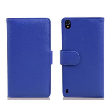 Huawei ASCEND P7 lommebokdeksel case (blå)