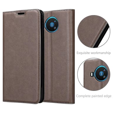 Nokia 8.3 lommebokdeksel case (brun)