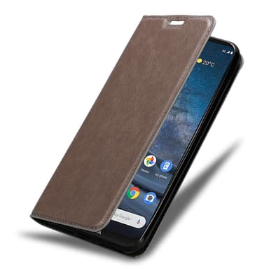 Nokia 8.3 lommebokdeksel case (brun)