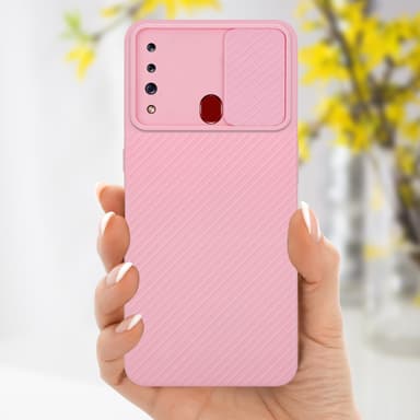 Deksel Samsung Galaxy A20s cover (rosa)