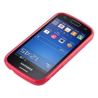 Samsung Galaxy TREND LITE Deksel Case Cover (rød)